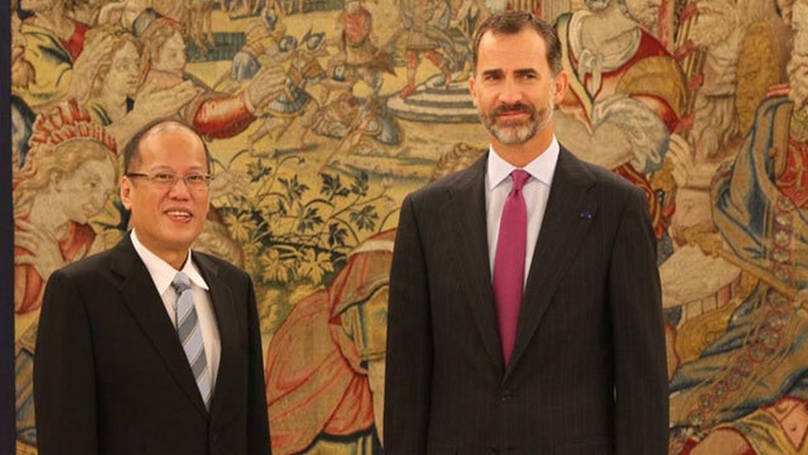 El Rey recibió al Presidente de Filipinas, Benigno Simeon Aquino