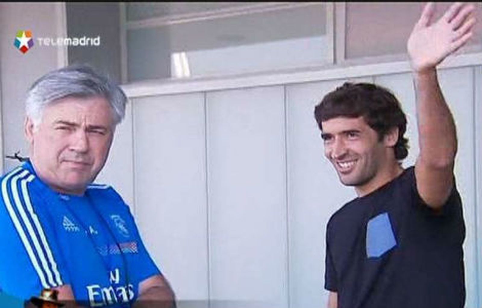 Raúl regresó a Valdebebas, un día antes de su homenaje
