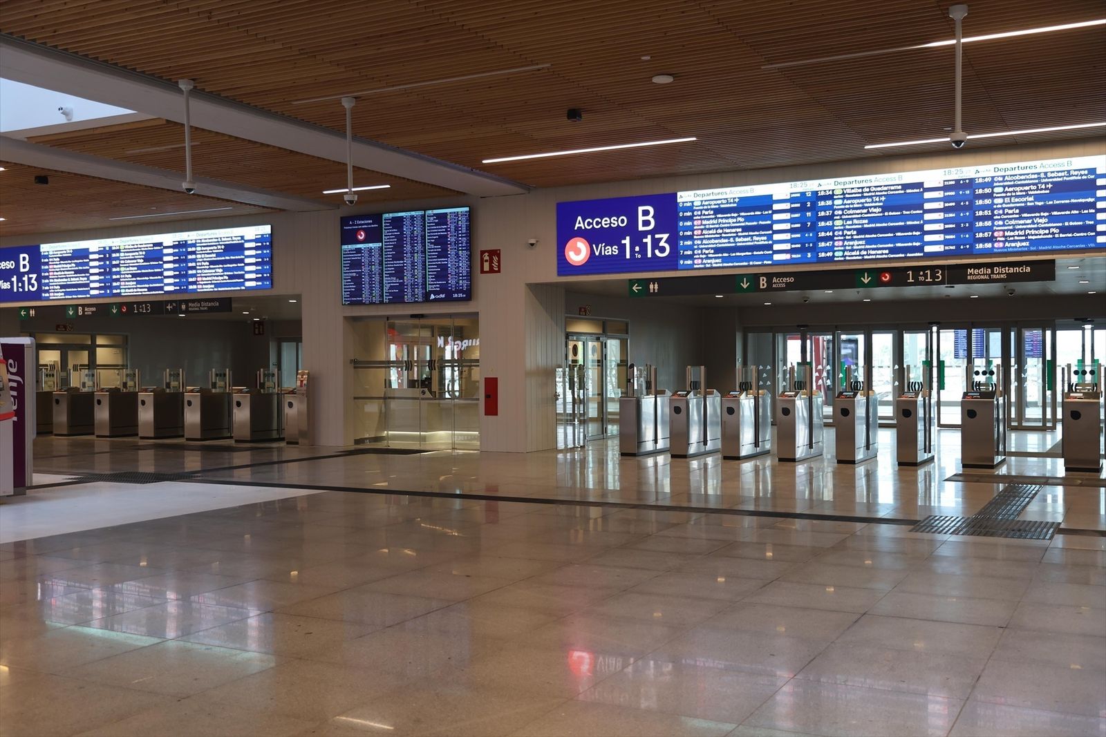 Nuevo vestíbulo principal de la estación Chamartín Clara Campoamor