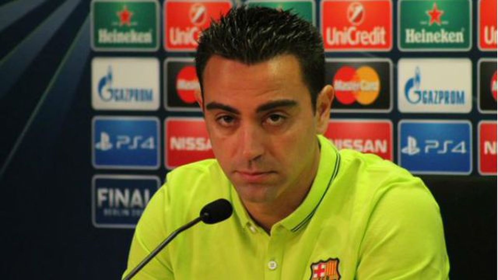 Xavi justifica la pitada al himno: "Deberían plantearse el porqué de esos pitos y no tanto las sanciones"
