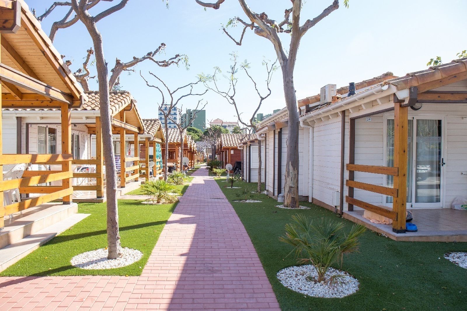 Instalaciones de un camping de Gerona