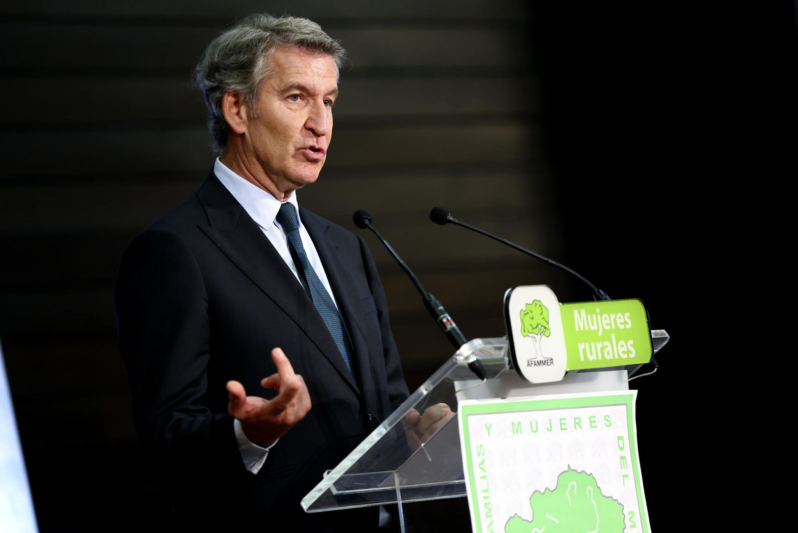 El presidente del PP y candidato a la Presidencia del Gobierno, Alberto Núñez Feijóo