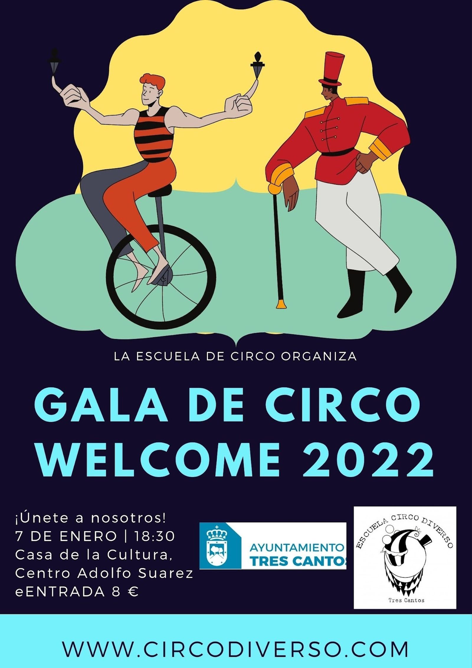 'Welcome 2022', en el Centro Cultural Adolfo Suárez de Tres Cantos