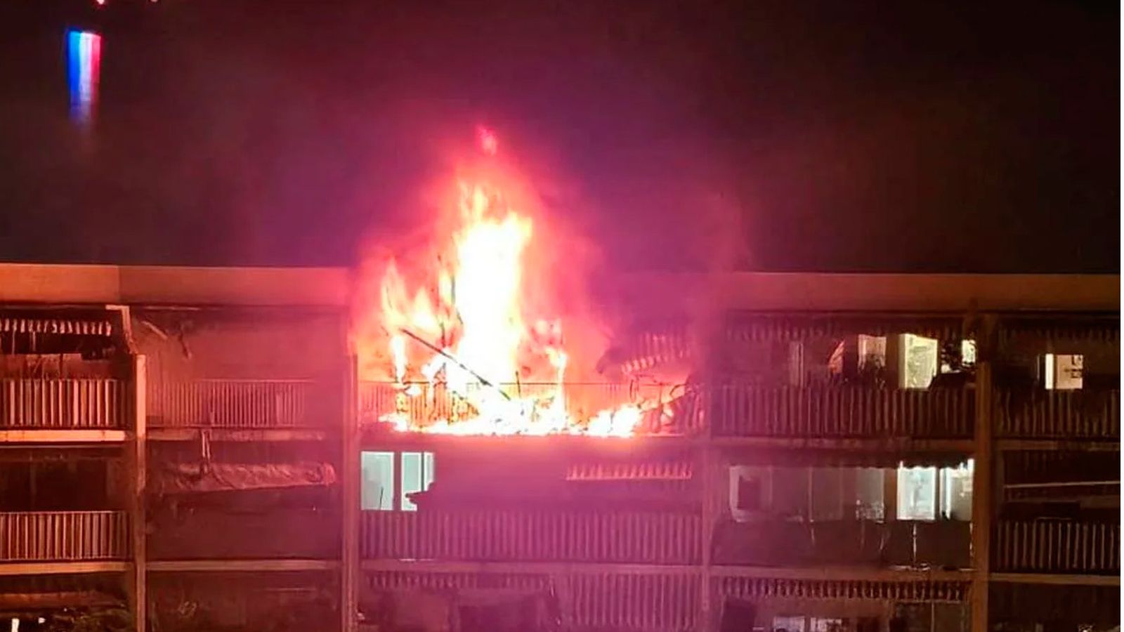 Incendio en Niza