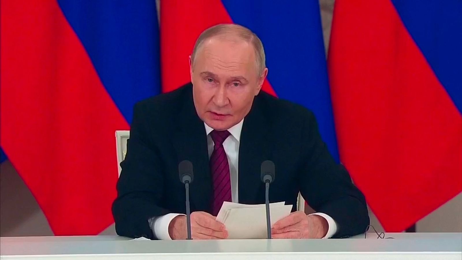 Putin propone negociar con Ucrania una salida a la guerra