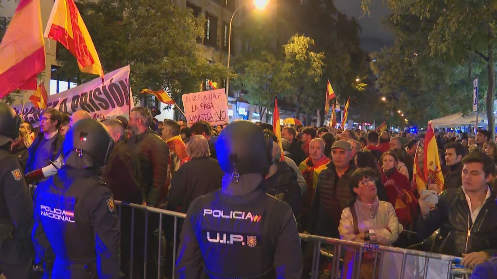 Manifestación en Ferraz