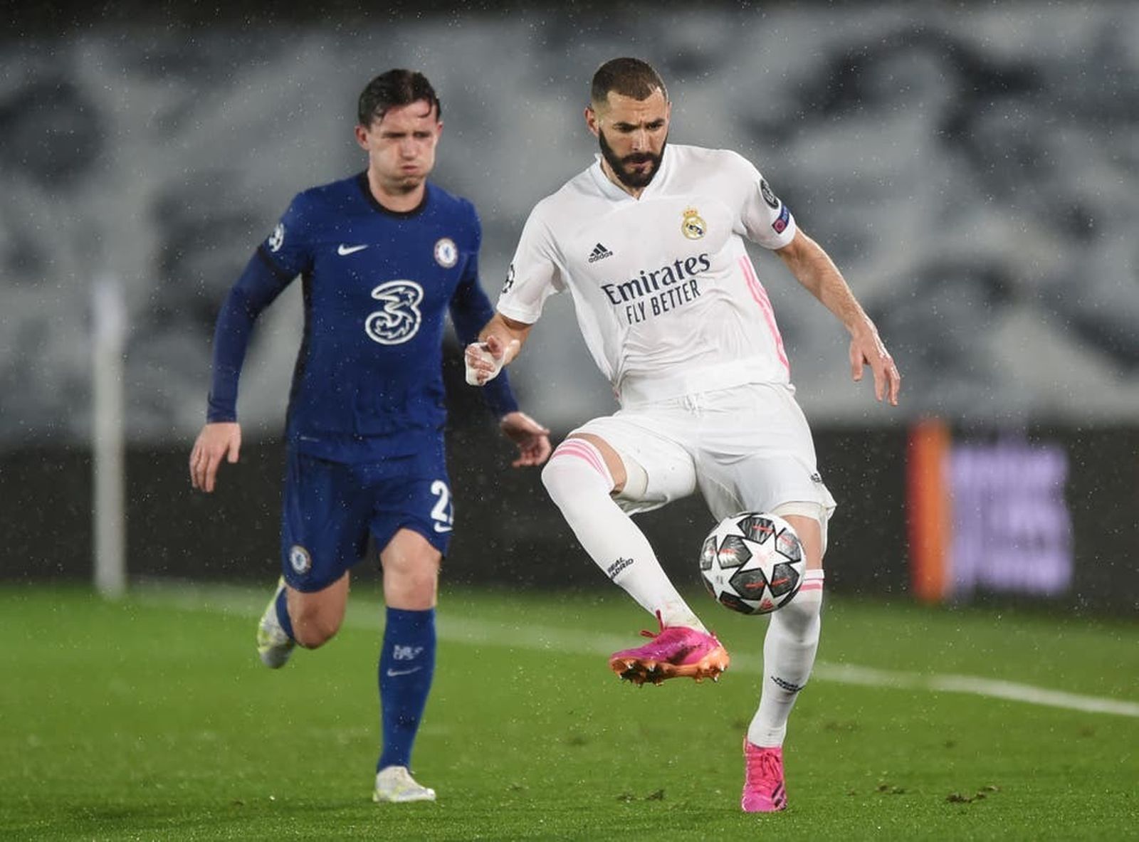 Benzema ante el Chelsea