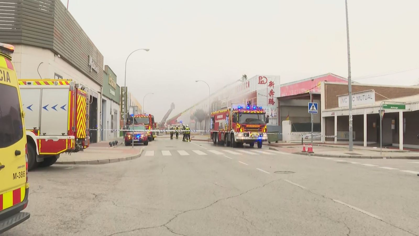 Incendio en Cobo Calleja