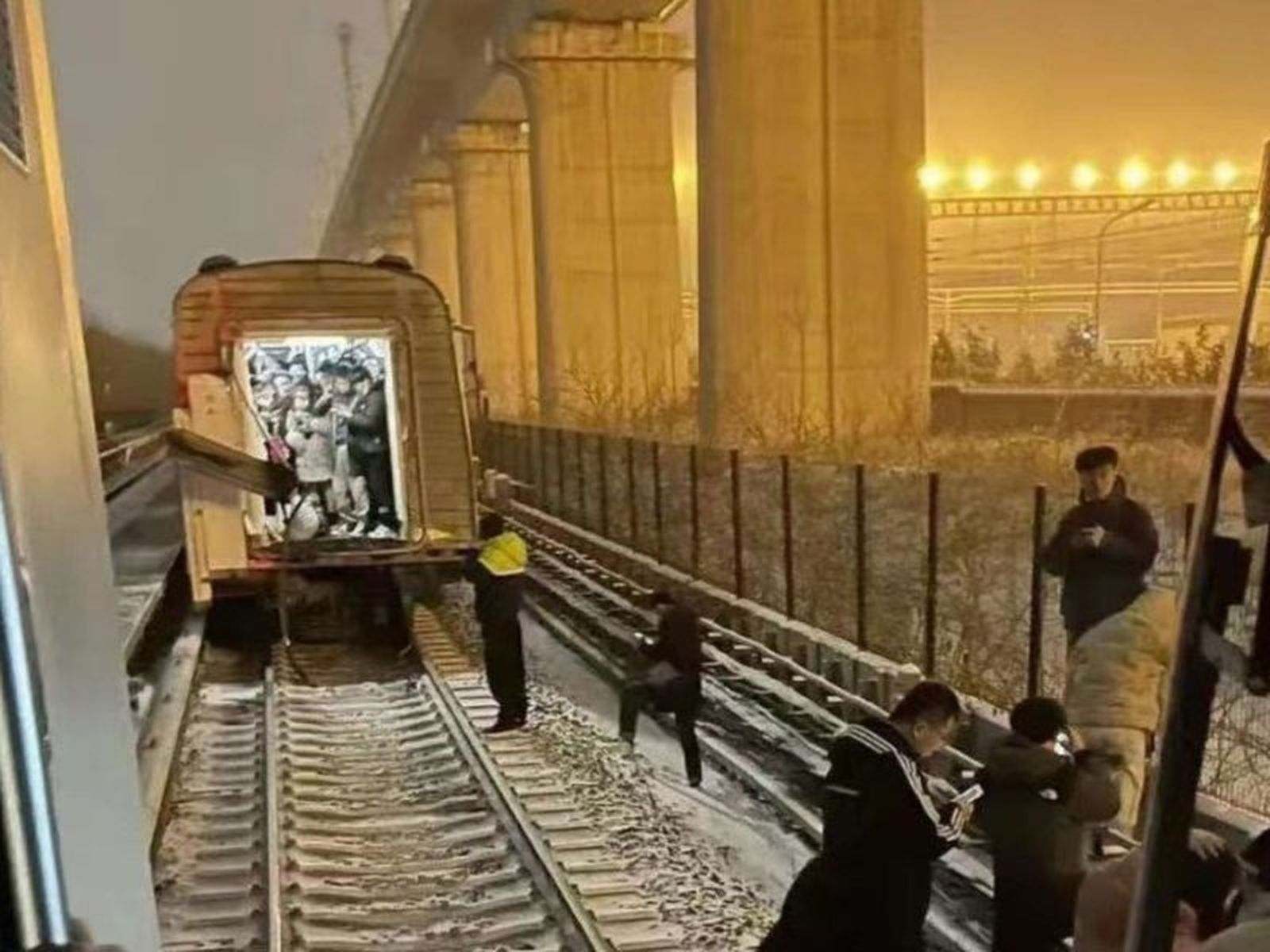 Accidente en el metro de Pekín