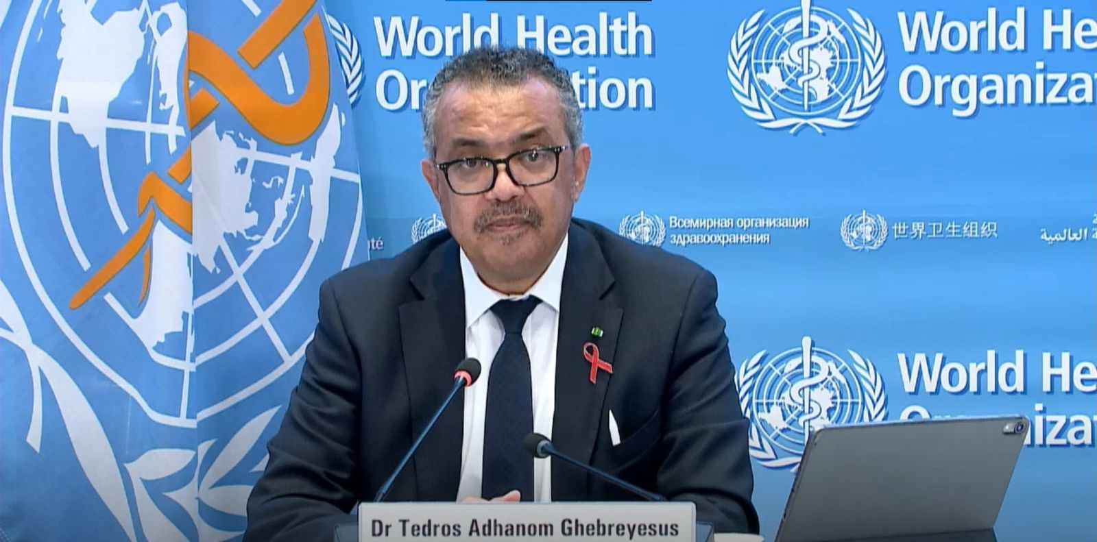 Tedros presidente de la OMS