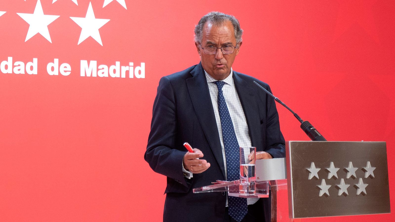 El consejero de Educación, Ciencia y Universidades de la Comunidad de Madrid, Enrique Ossorio