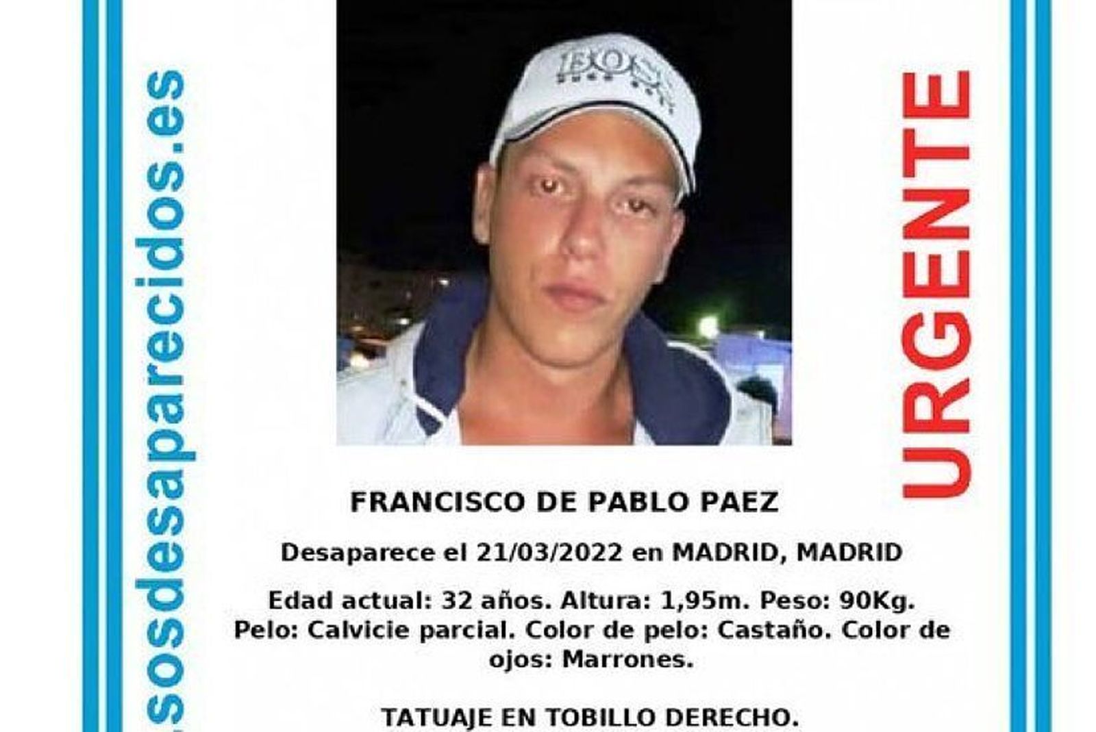 12 años de cárcel para el asesino de Francis de Pablo, cuyo cuerpo fue hallado en una fosa en Aldea del Fresno