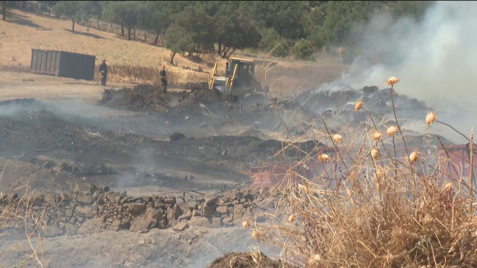 Se da por controlado el incendio en Guadalix de la Sierra