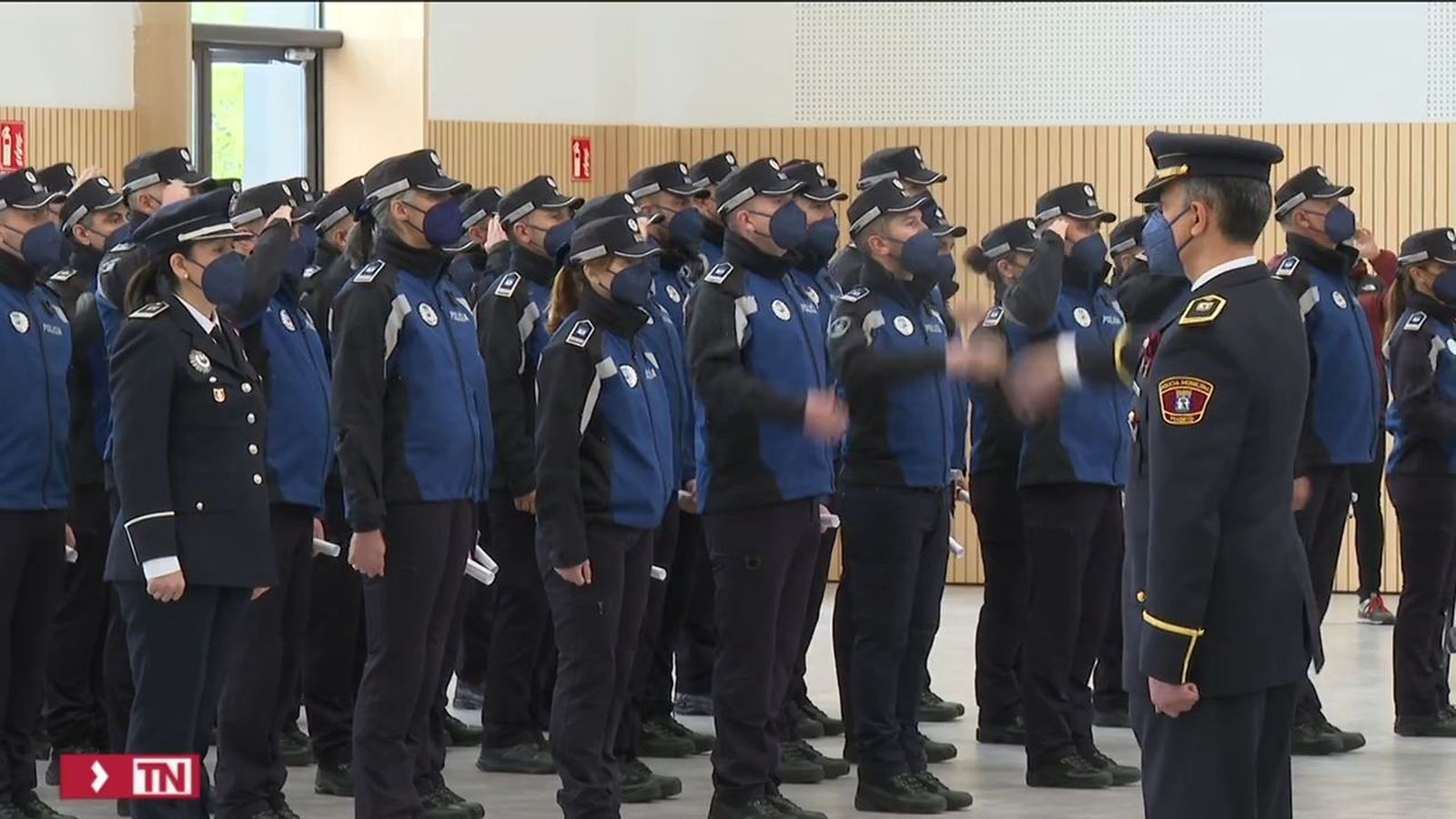 Nuevos policías municipales en Madrid