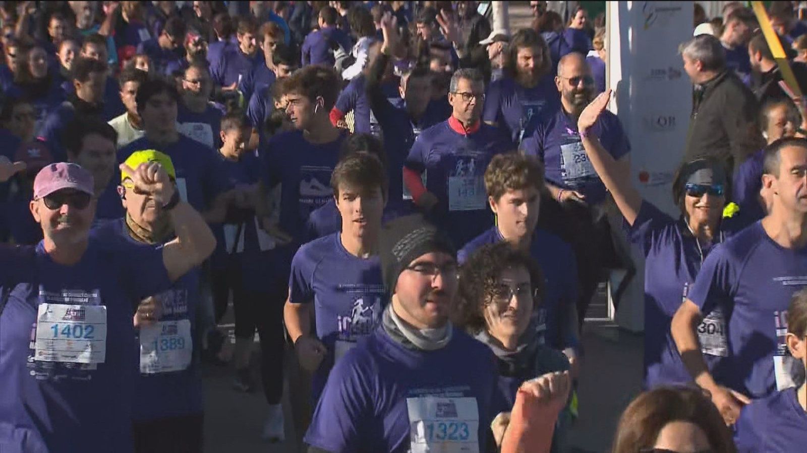 Miles de madrileños corren contra el cáncer de páncreas