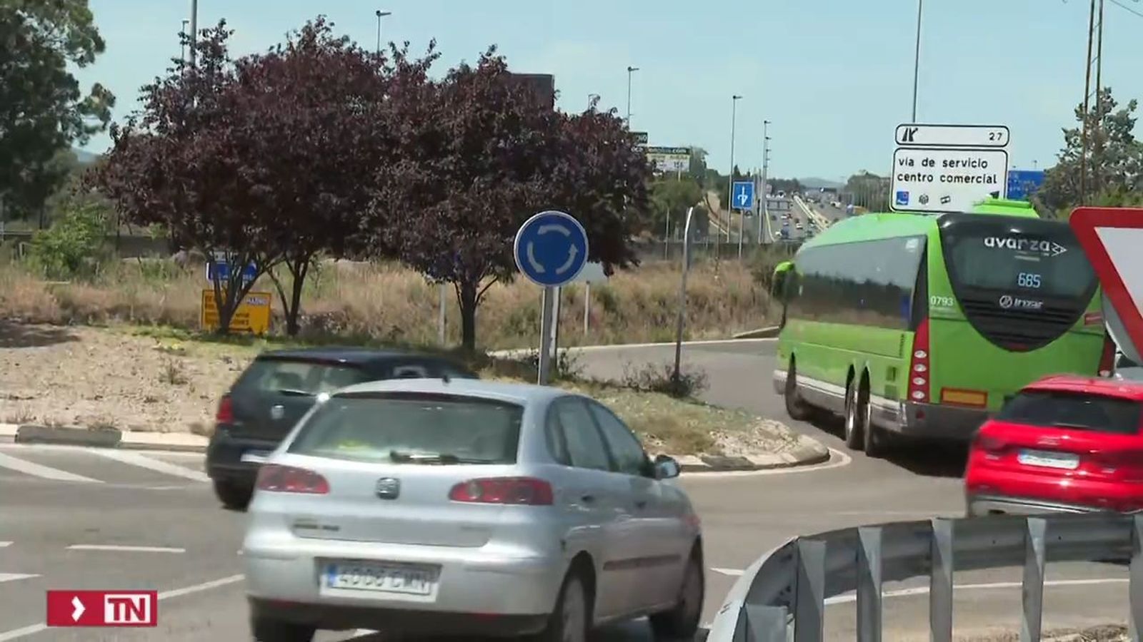 Cortes en la A6 en Las Rozas