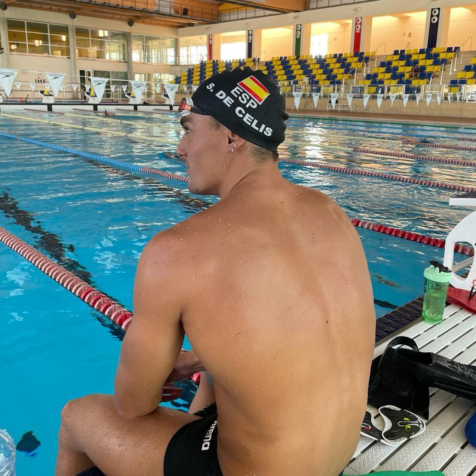 Nadador español Sergio de Celis