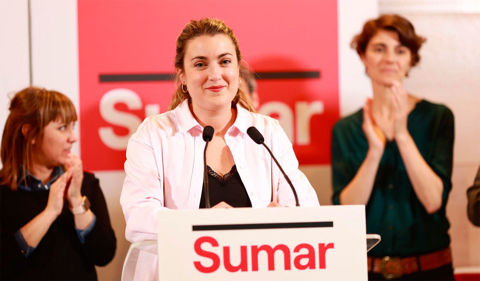 Alba García (Sumar), "satisfecha" por los resultados en unas elecciones "muy complicadas"