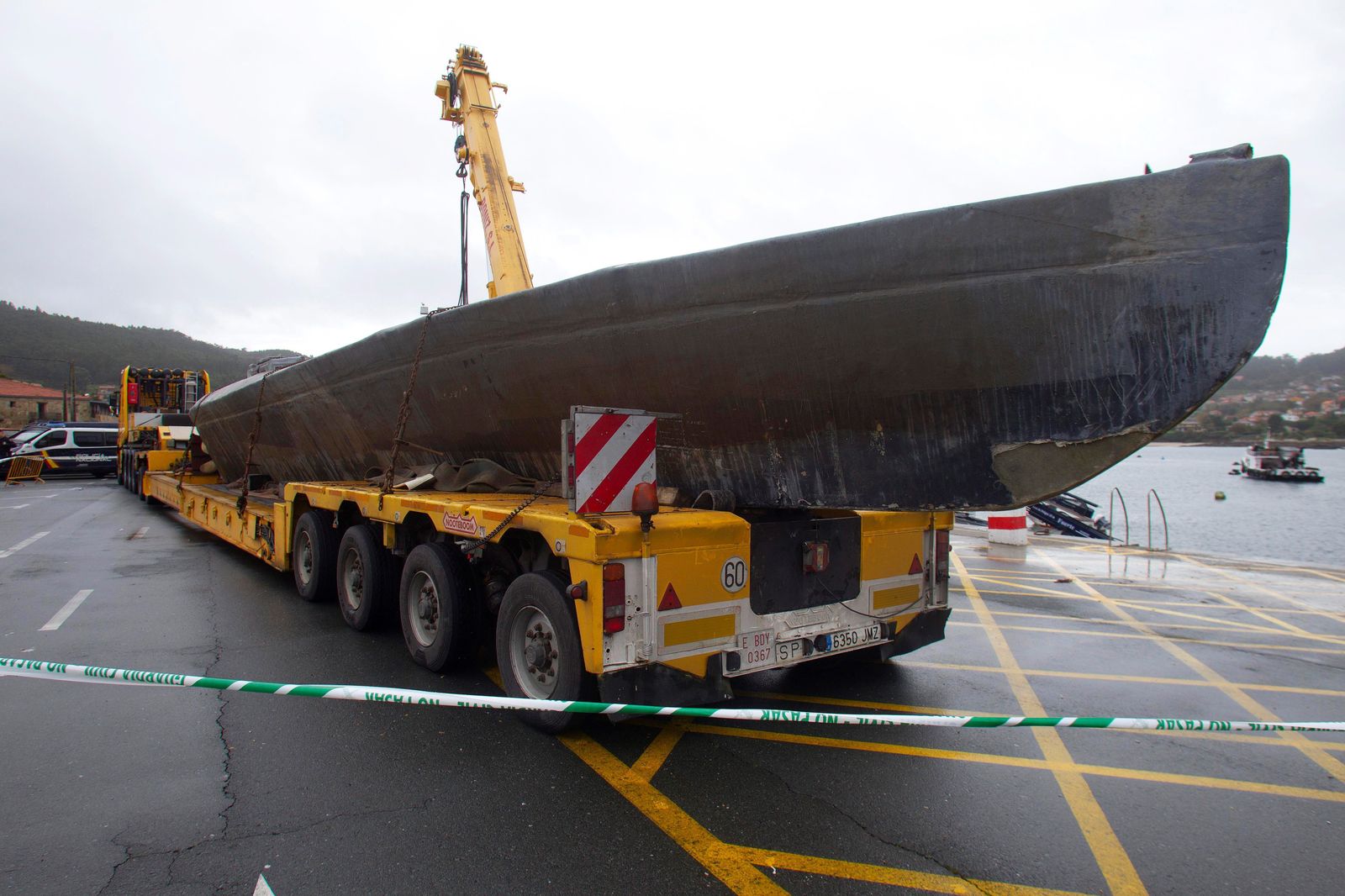 El narcosubmarino interceptado en Galicia llevaba 3.000 kilos de cocaína