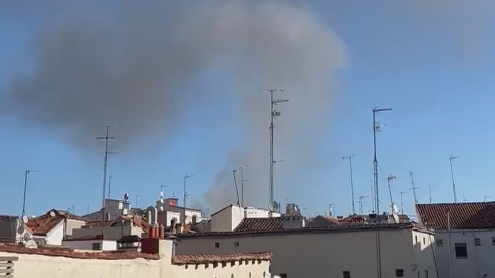 Así ha sido la explosión en Malasaña