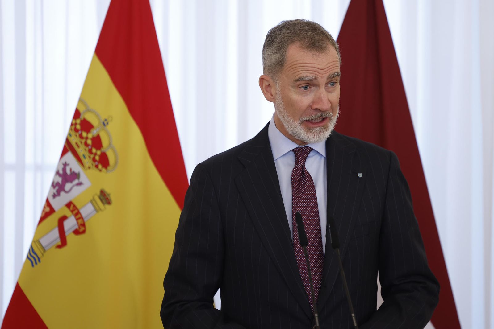 El rey en Letonia
