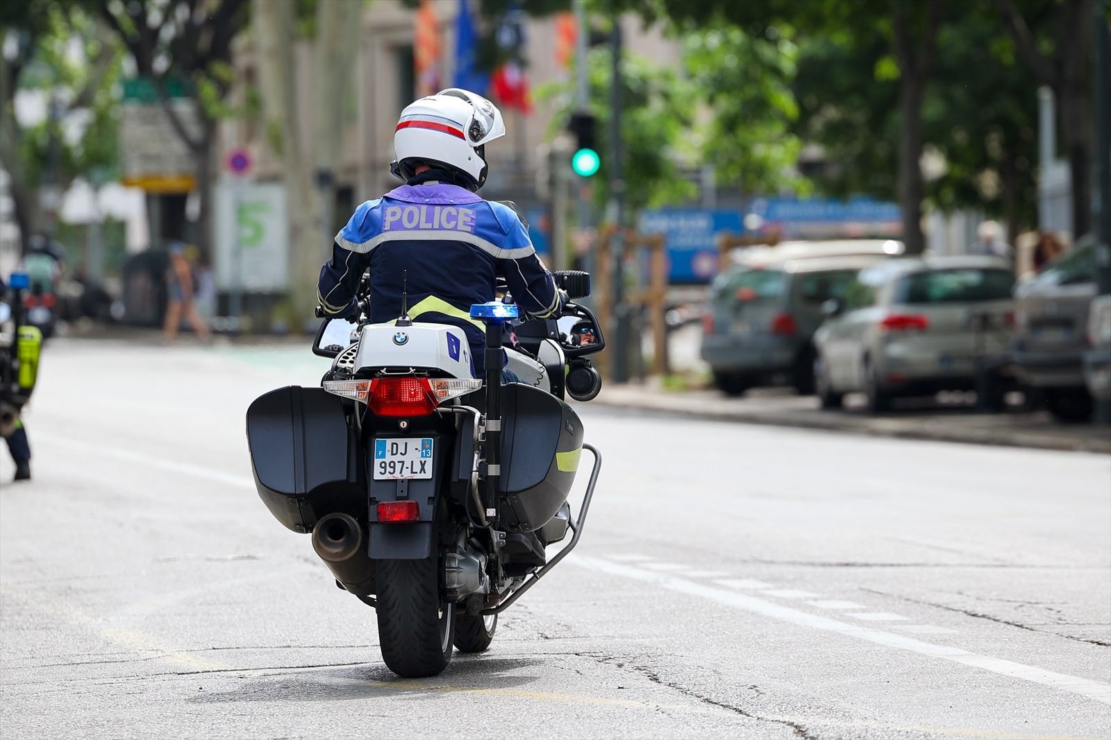 Imagen de un agente de la Policía de Francia