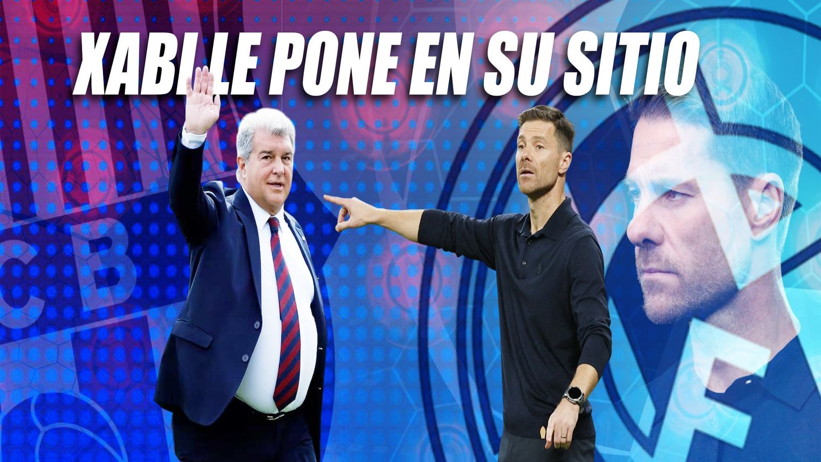 Laporta y Xabi Alonso