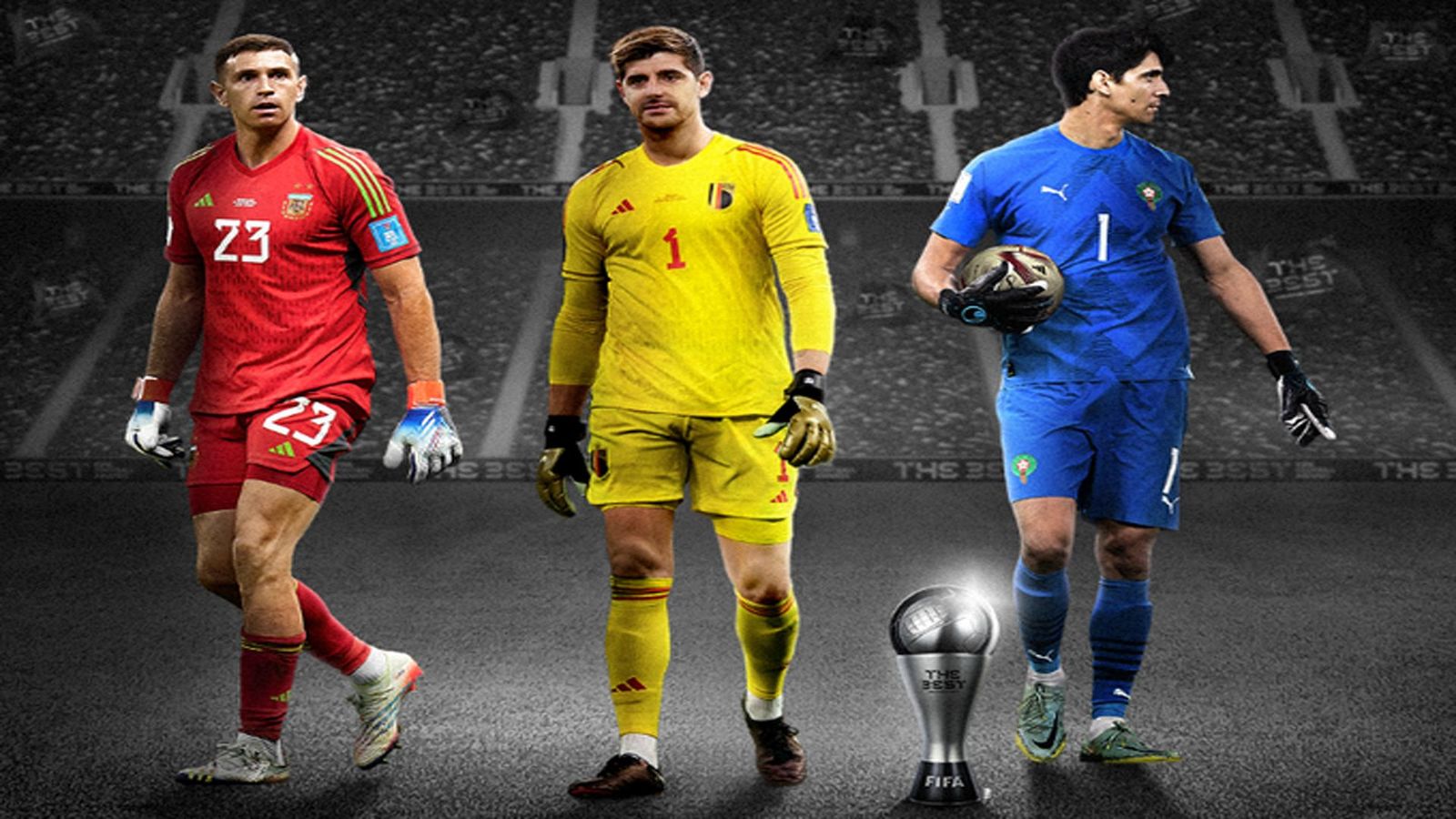 Courtois, Emiliano Martínez y Yassine Bono