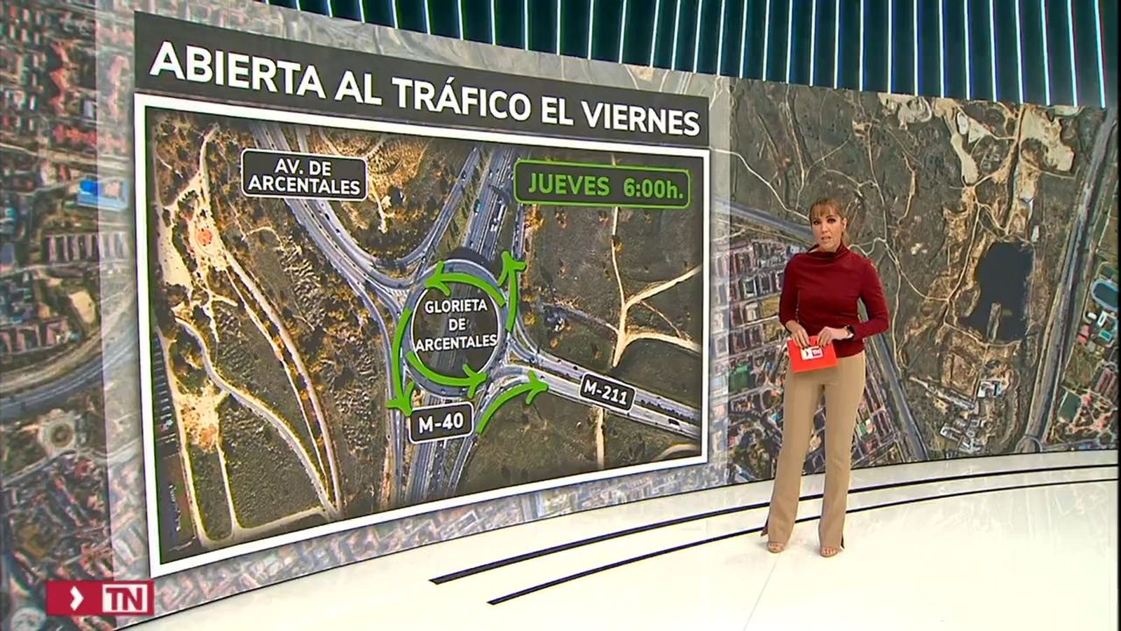 Abre la glorieta de Arcentales