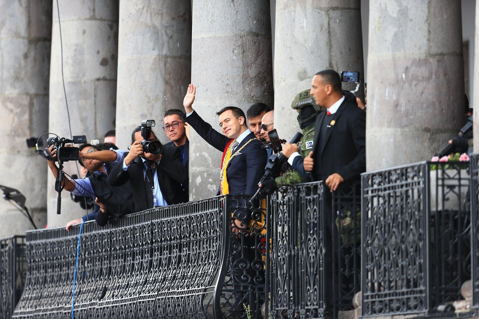 Noboa inicia su mandato presidencial en Ecuador