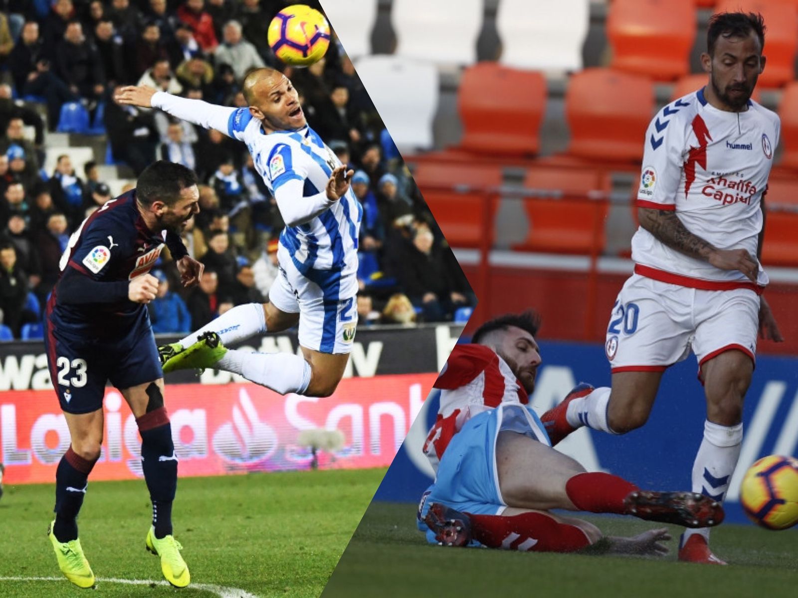 Leganés-Eibar  y Lugo-Rayo Majadahonda