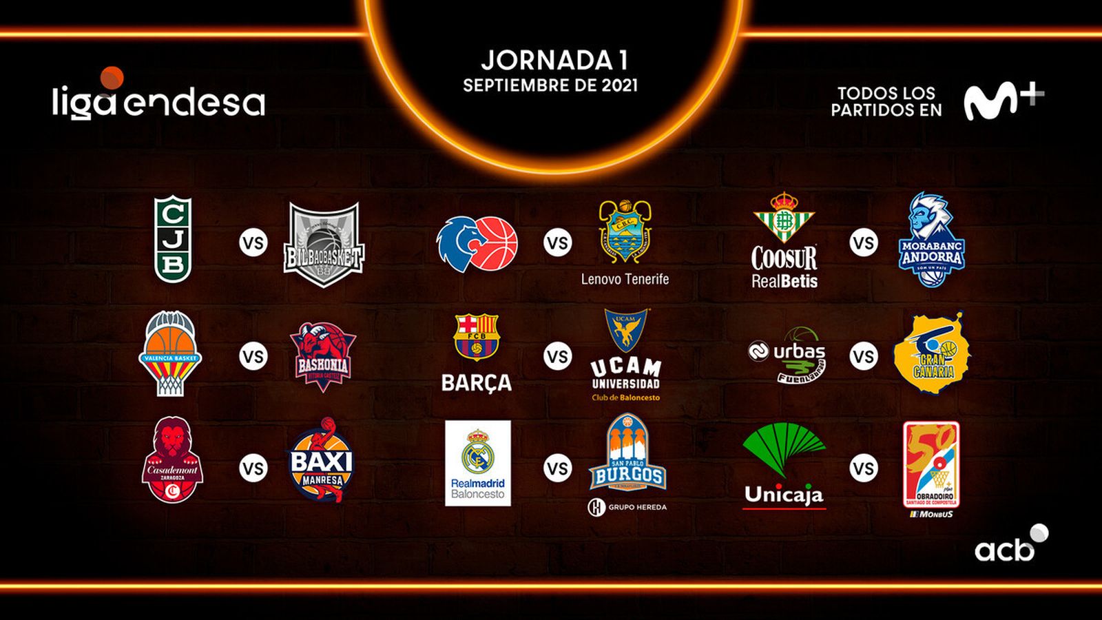 Primera jornada d ela Liga ACB