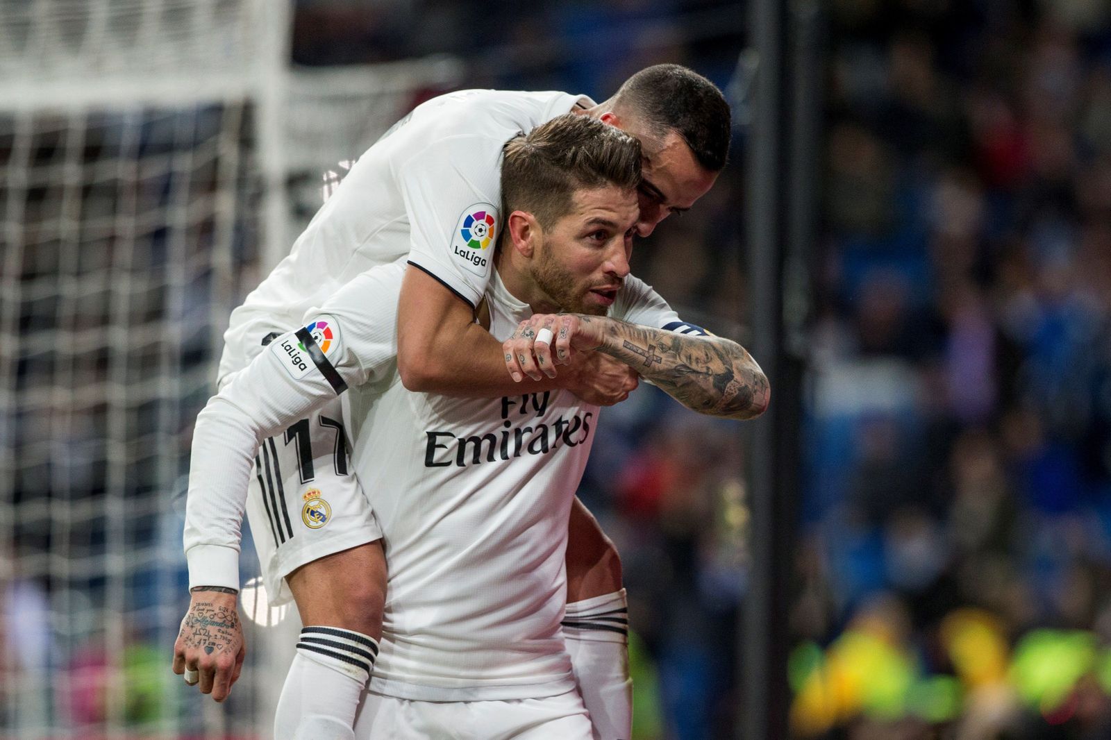 Sergio Ramos y Lucas Vázquez