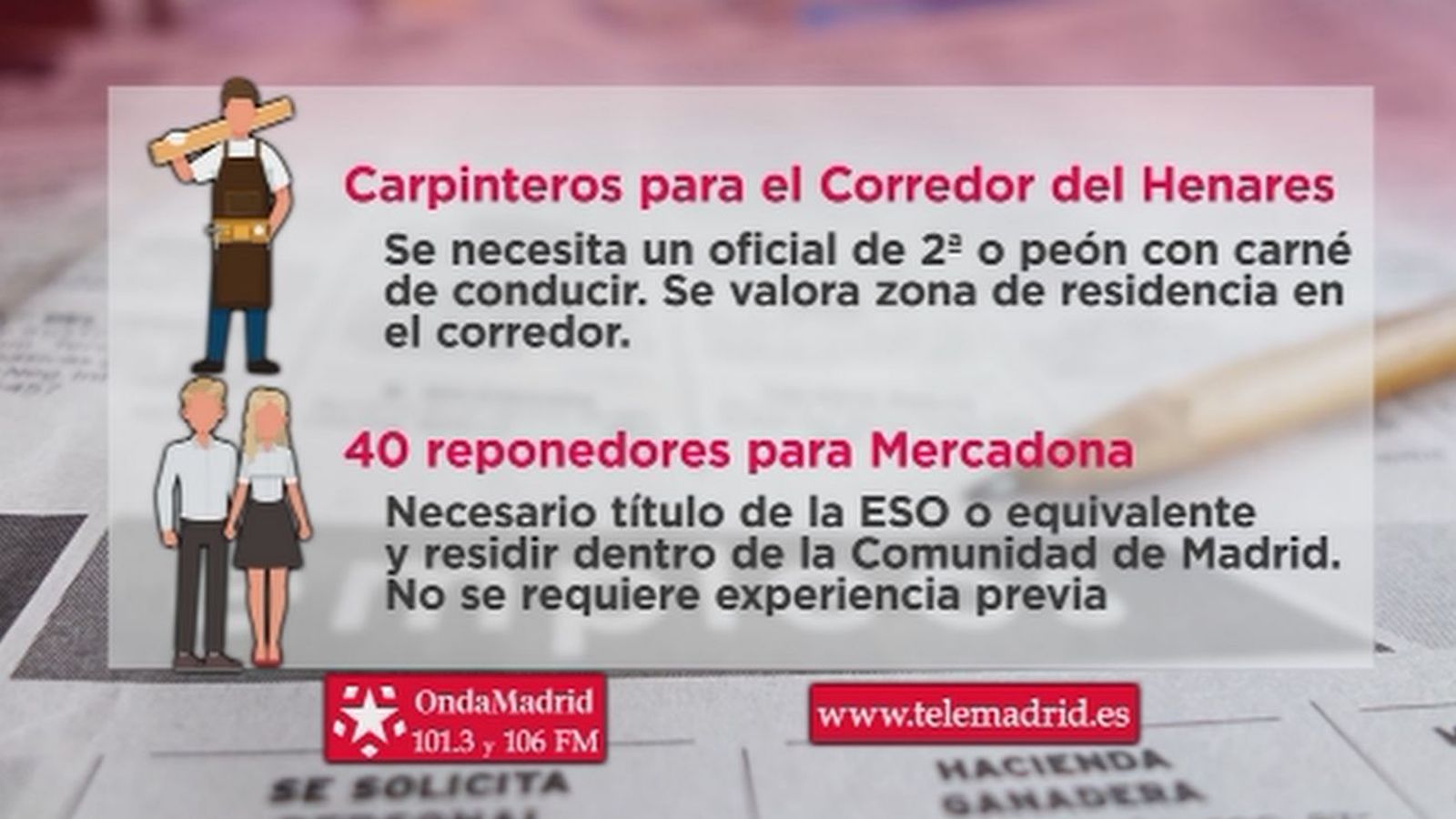 Mercadona busca reponedores para trabajar en Madrid Capital