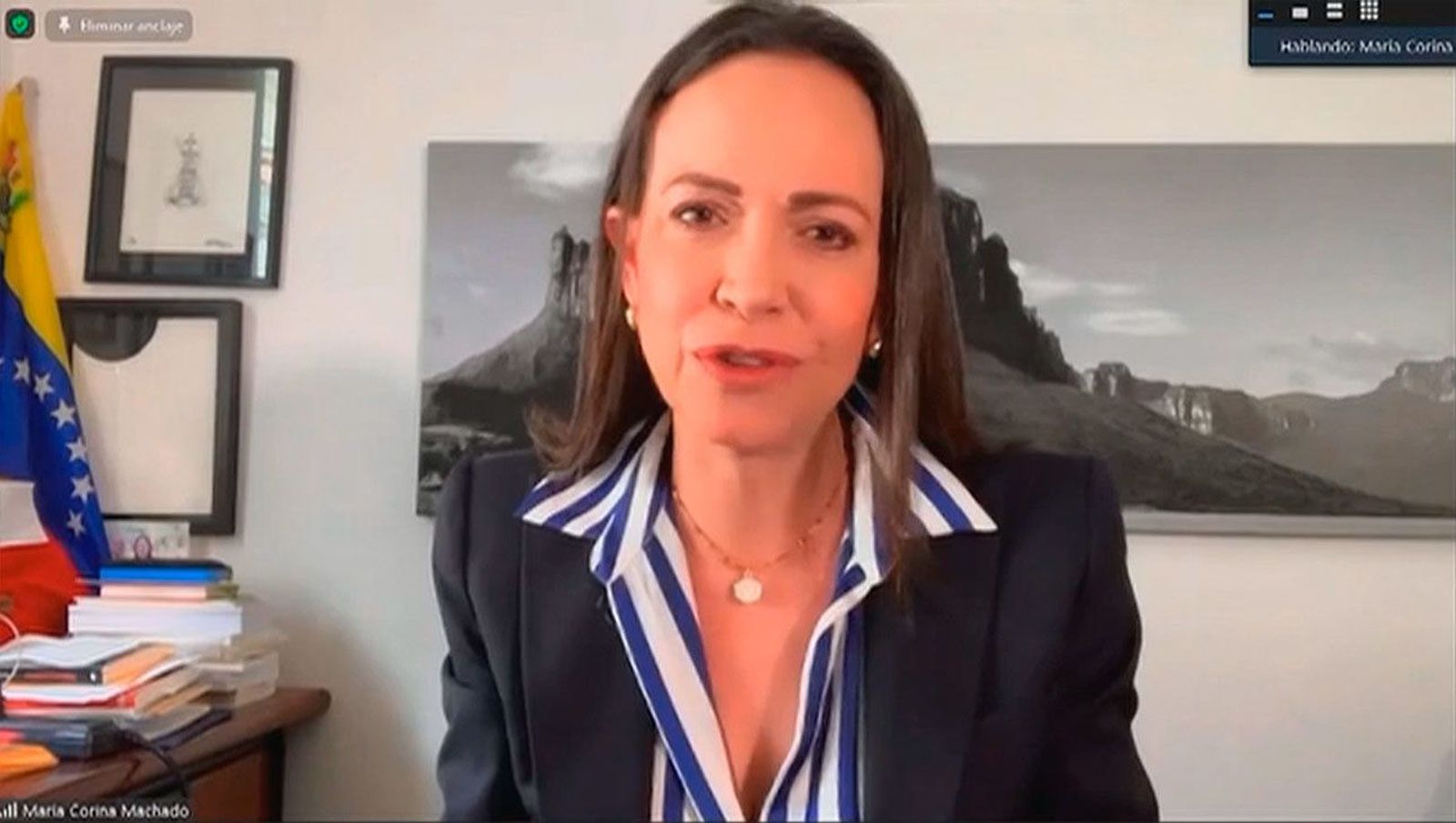 María Corina Machado pide más apoyo a la comunidad internacional