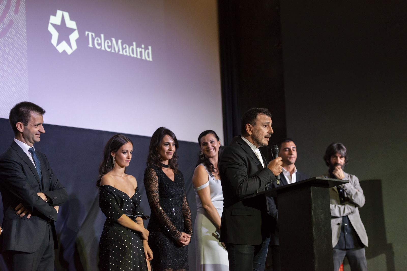 Premier de 'La víctima número ocho' en el Palacio de la Prensa