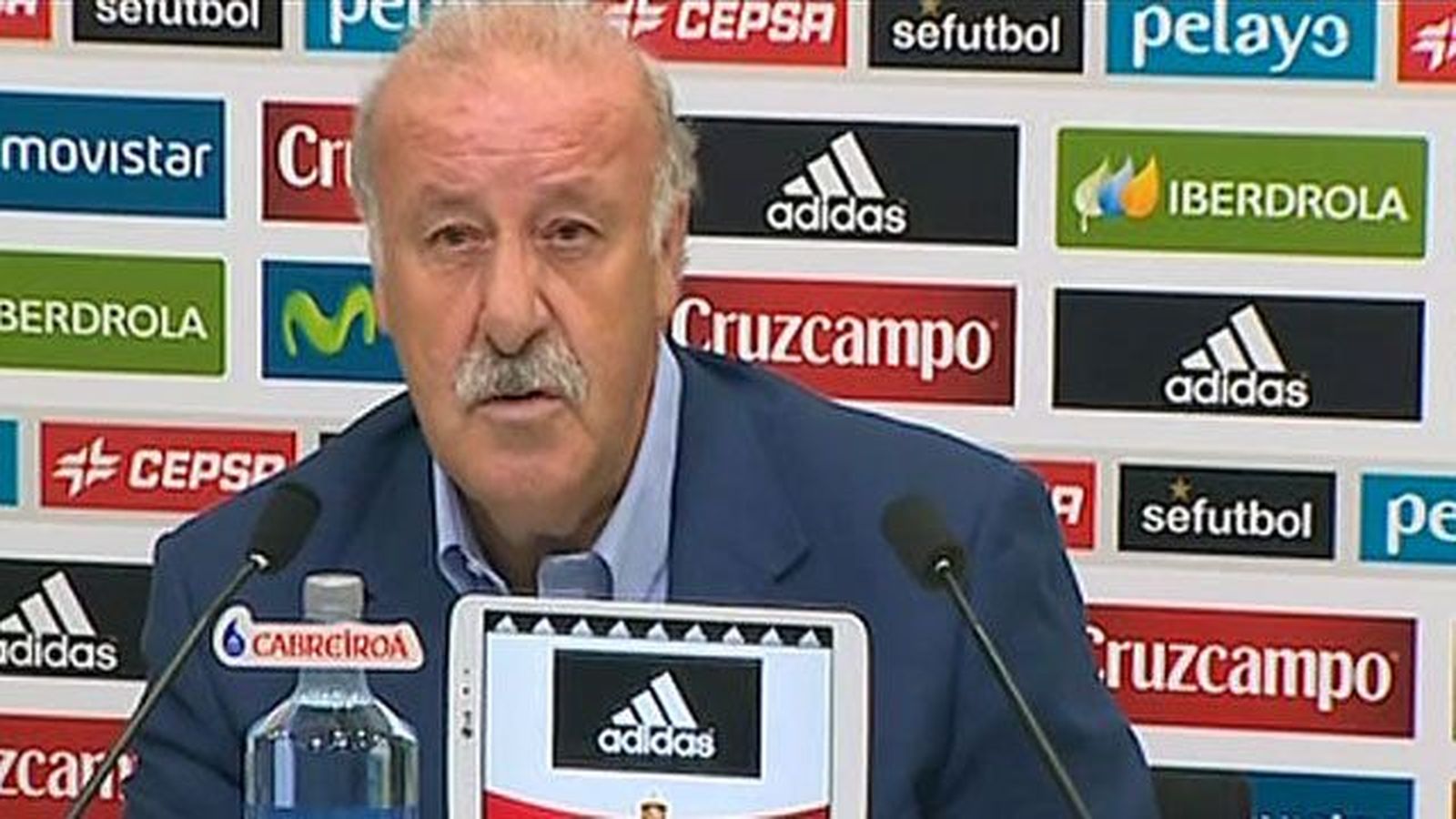 Del Bosque: "Si se pierde ante Ucrania puede ser un paso atrás difícil de enmendar"