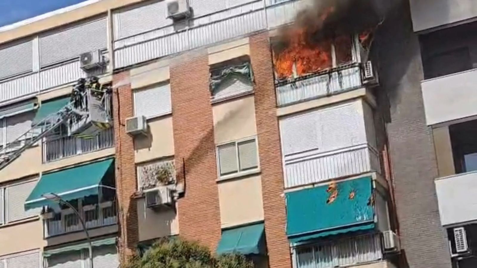 Incendio vivienda Canillejas