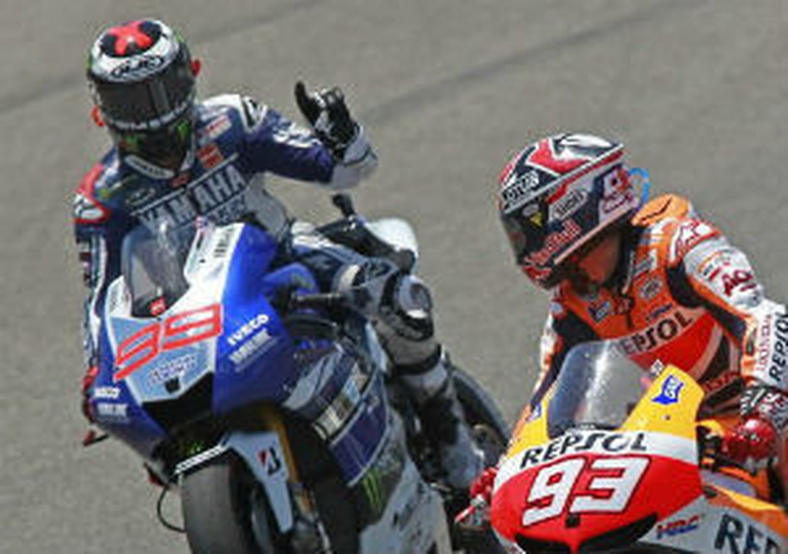 Jorge Lorenzo y Marc Márquuz