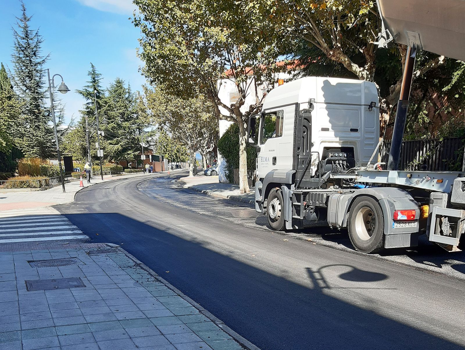 Asfatado de la calle Guadarrama