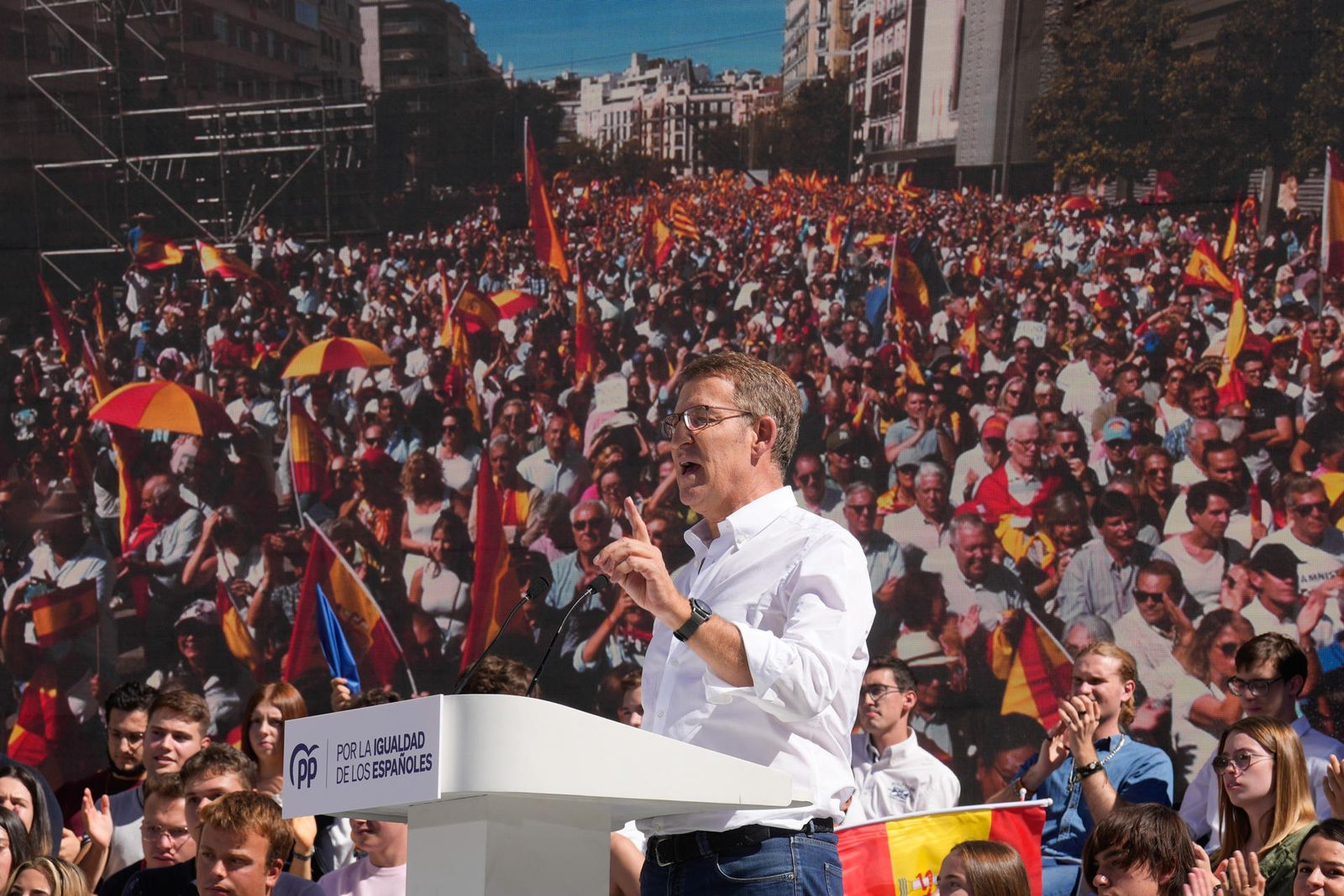Feijóo clama contra la amnistía