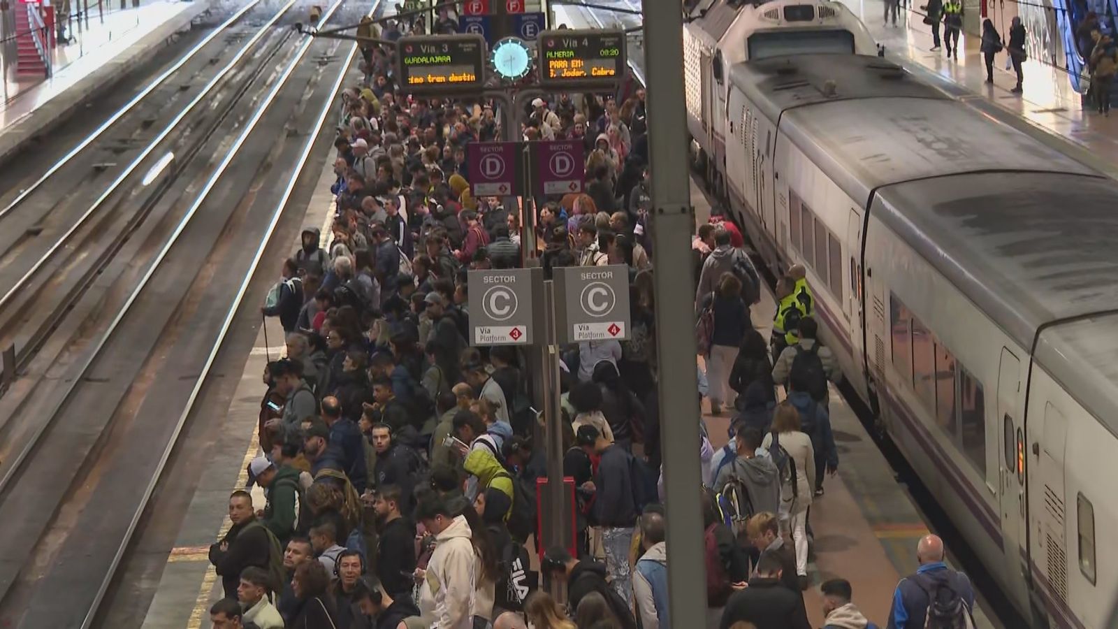 Retrasos en Cercanías Madrid
