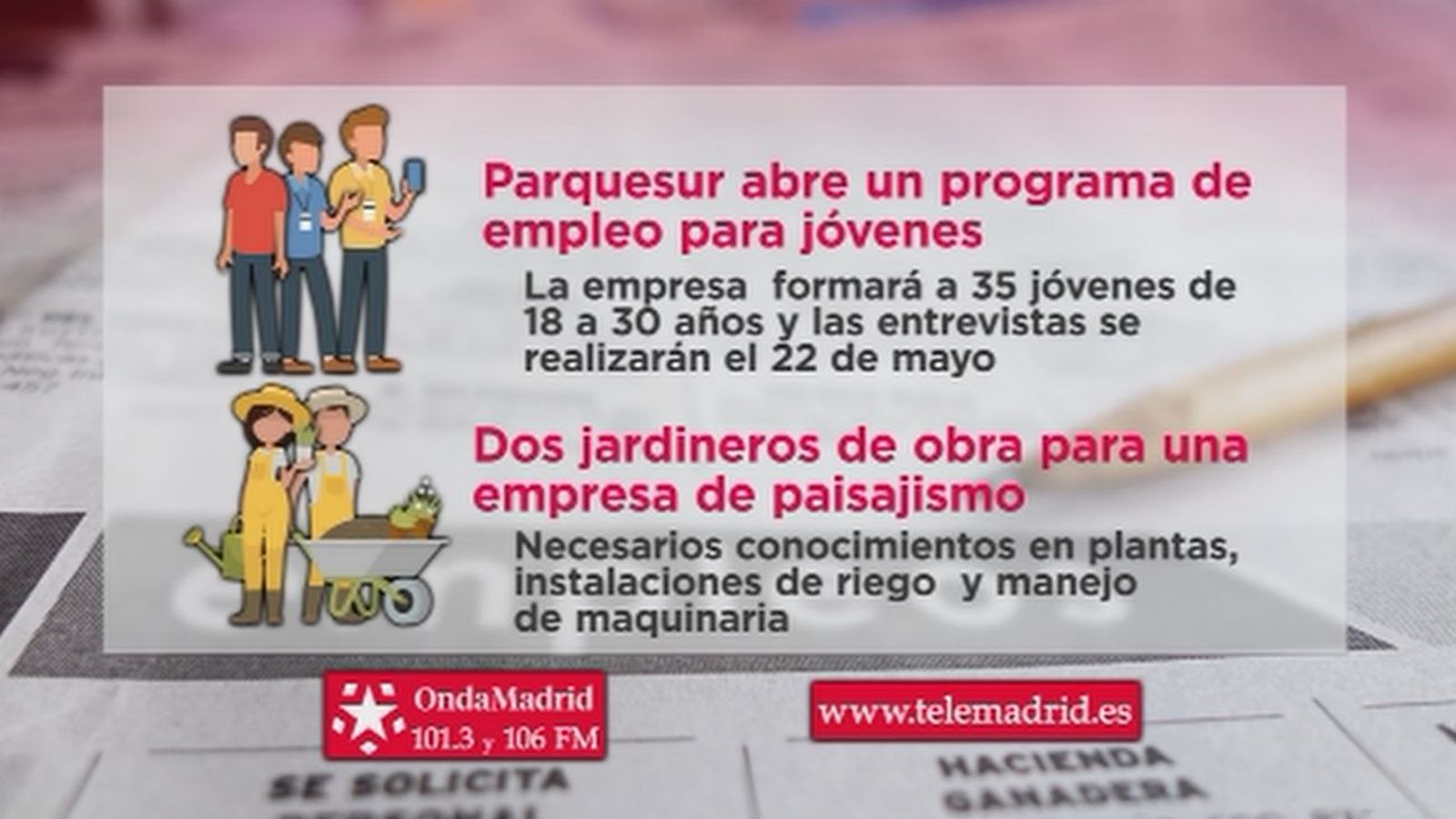 Se busca personal para trabajar en el centro comercial Parquesur