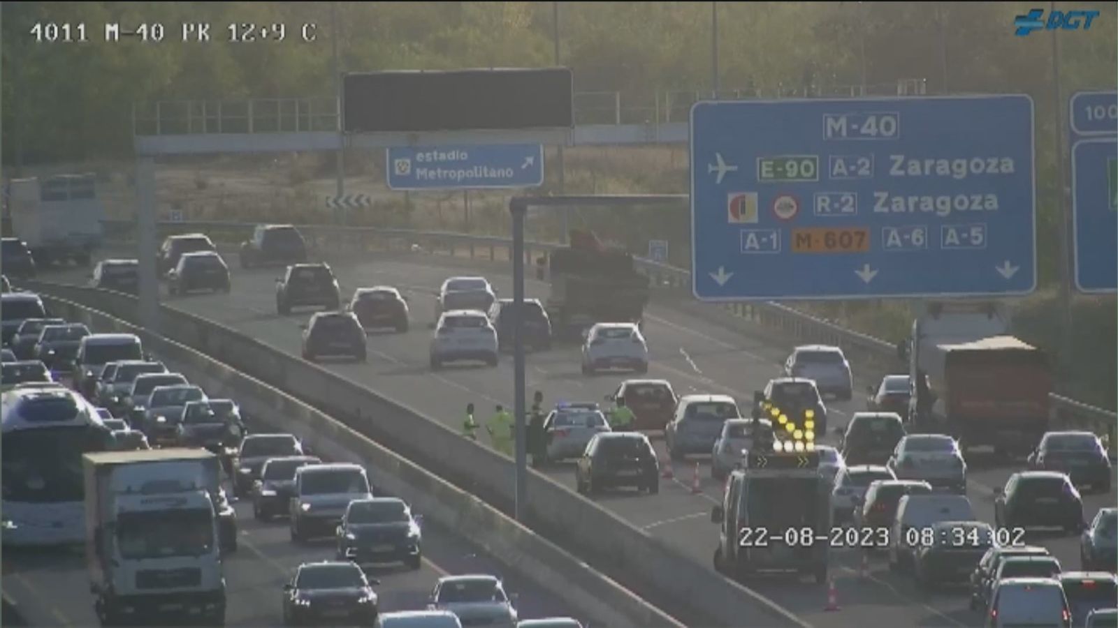 Accidente en la M40