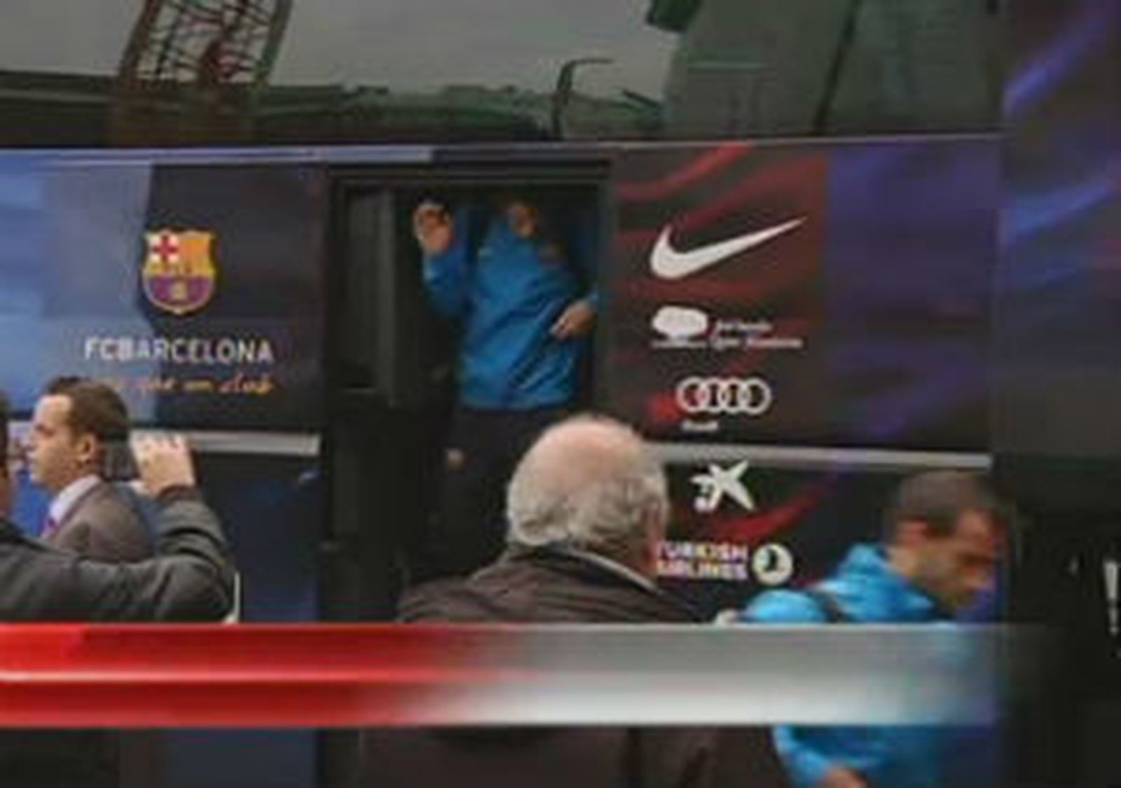 El barcelona ya está en Milán