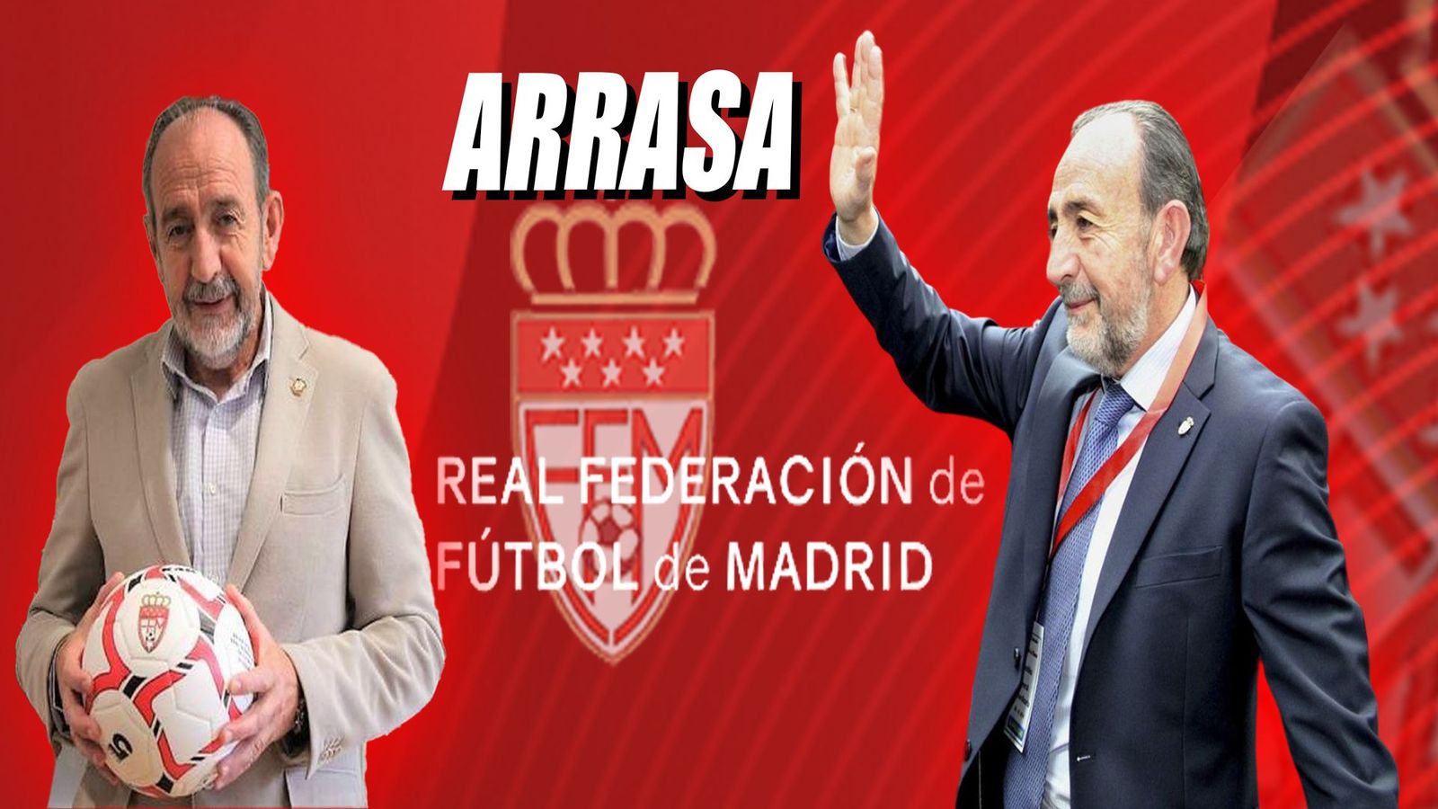 Paco Díez, reelegido presidente de la Federación Madrileña de Fútbol por unanimidad