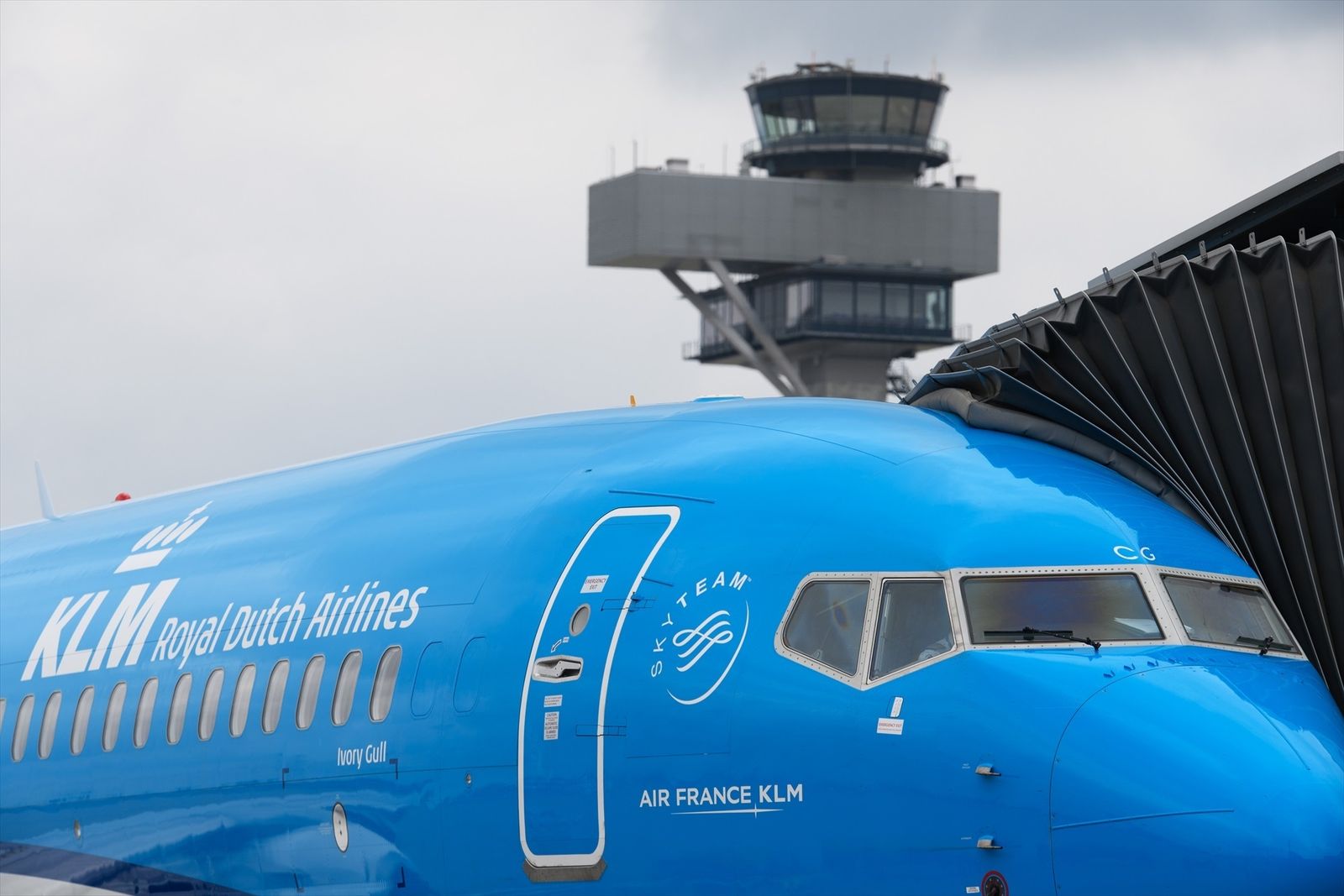 Avión de la aerolínea KLM