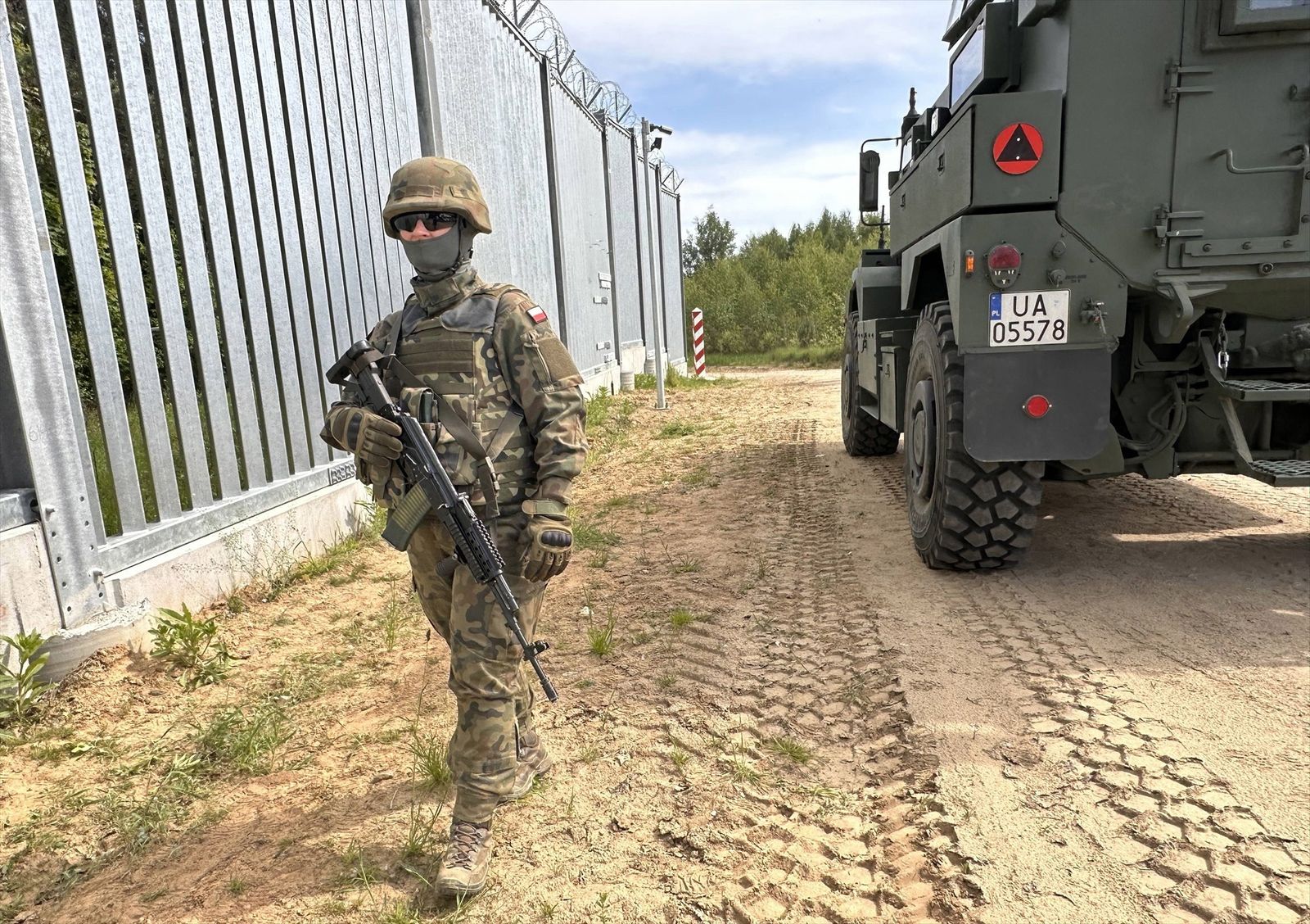 Frontera entre Bielorrusia y Polonia