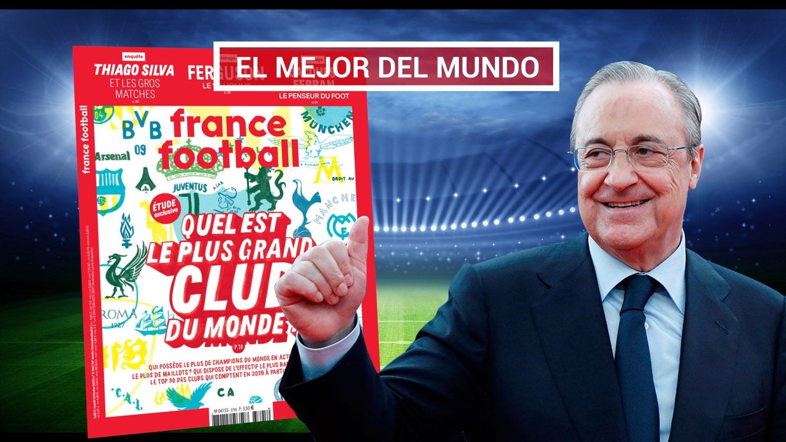El Real Madrid, el club más grande de la historia para France Football
