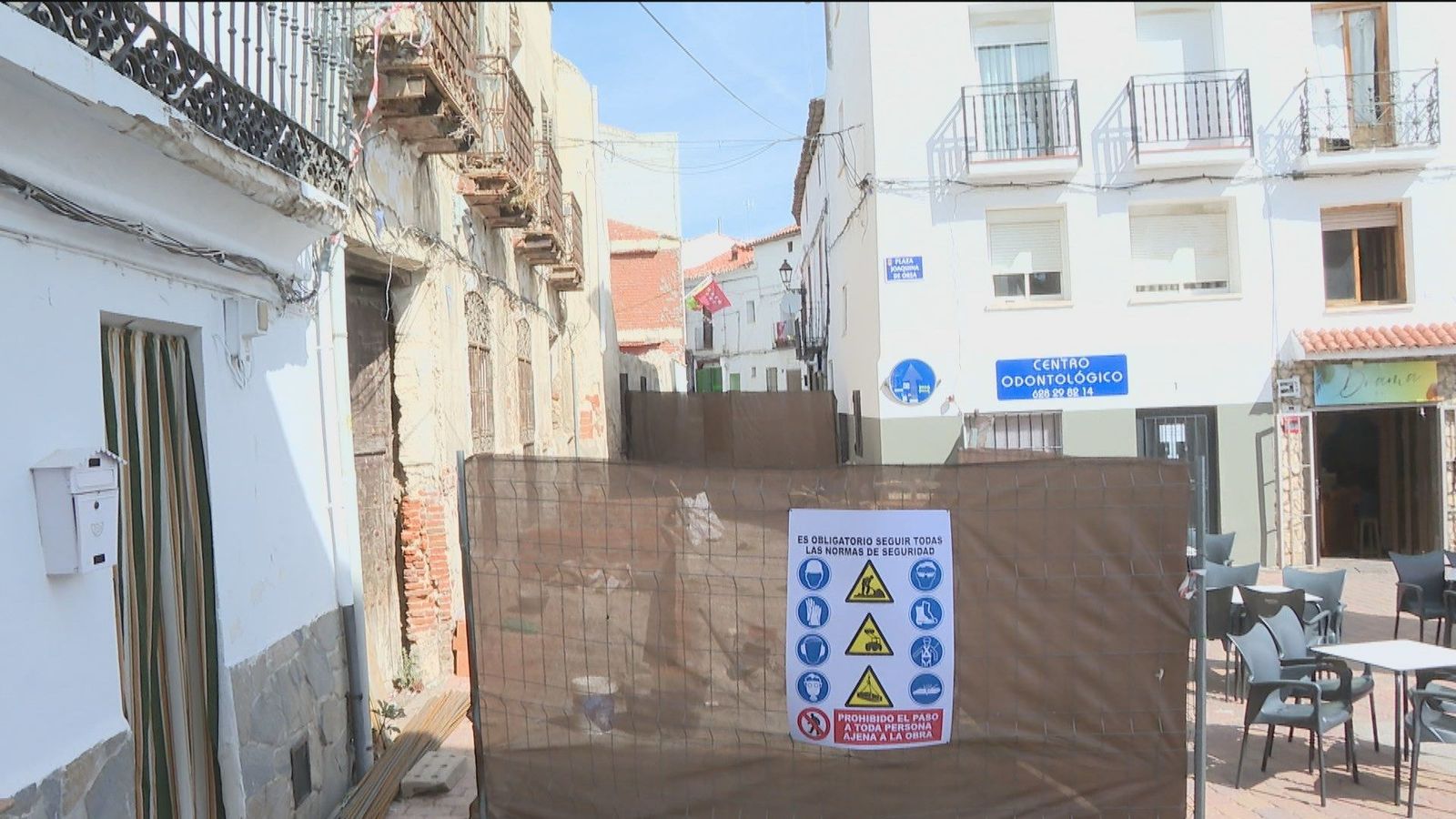 Carabaña se queda sin encierros por una casa en peligro de derrumbe
